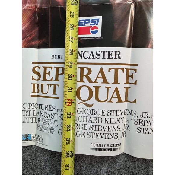 1992 Pepsi Black History Month Standing Proud Separate But Equal Promo Poster - Picture 4 of 6